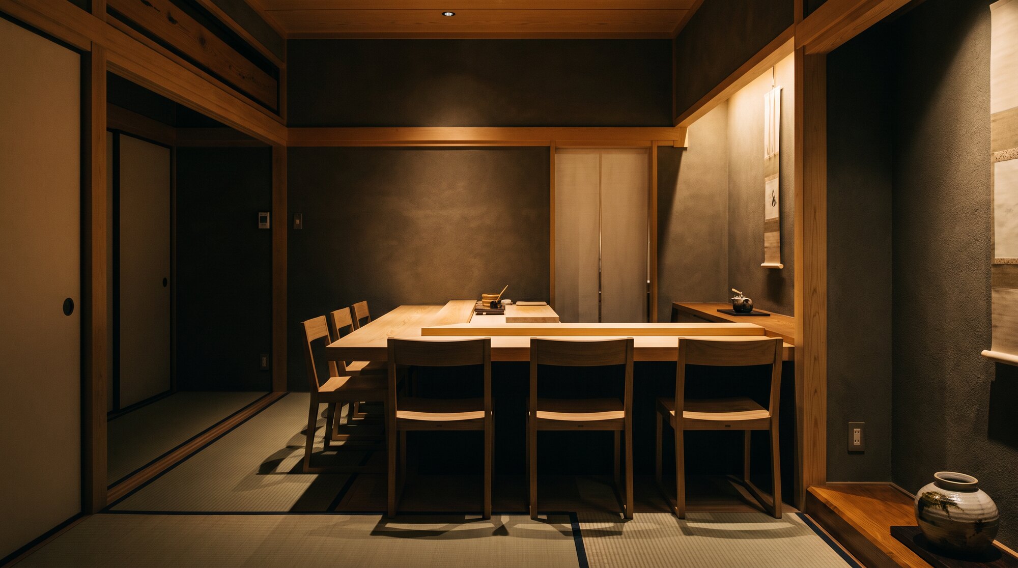 静かな席で、大切な会食を。
